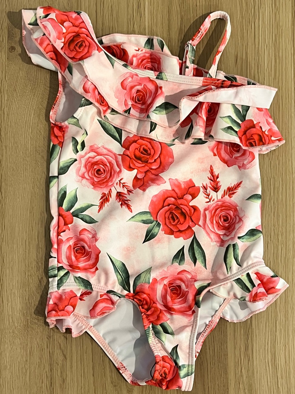 Floral Bathing Suit Toddler Swim- Size 2-3yrs